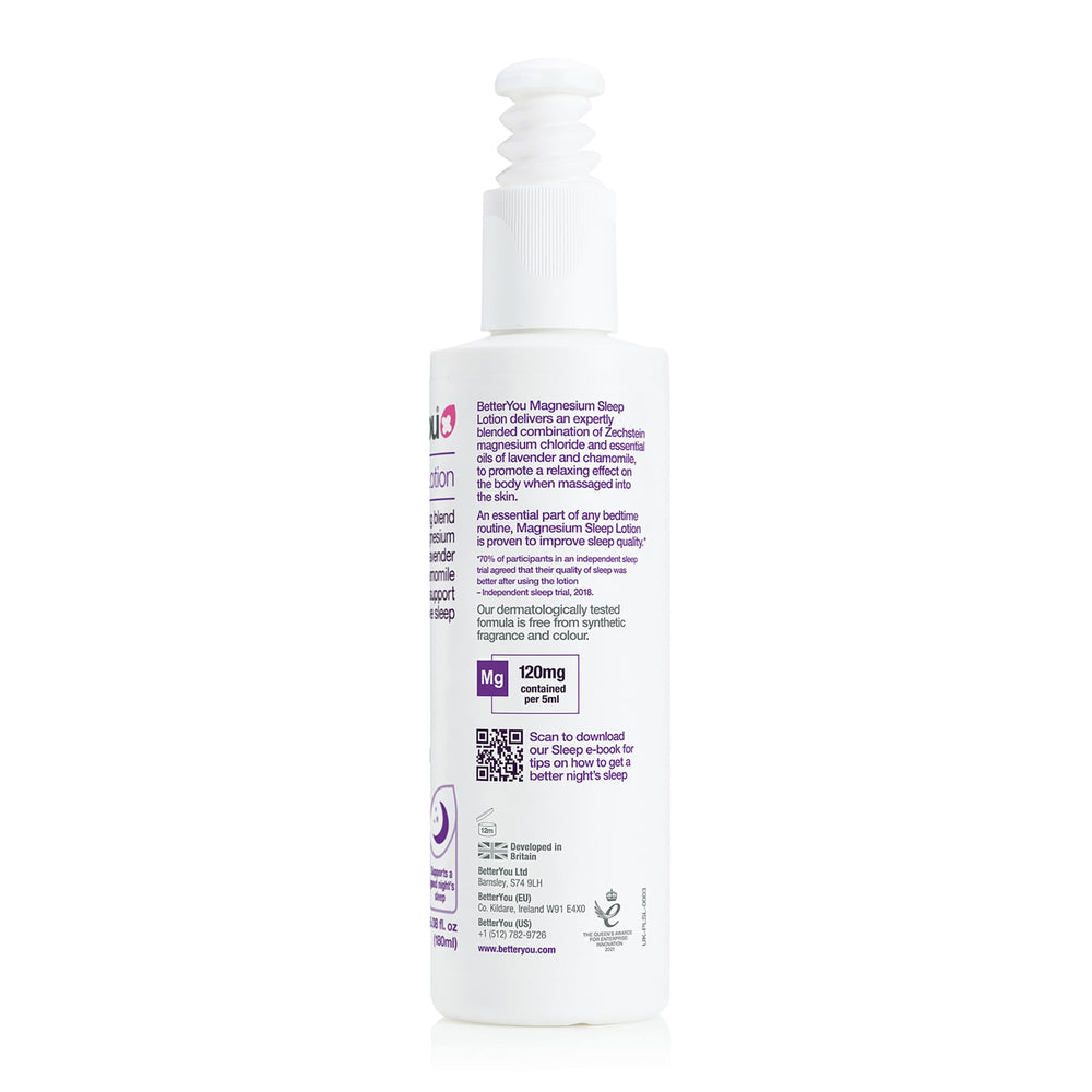 BetterYou hydrate durablement la peau après l'application nocturne