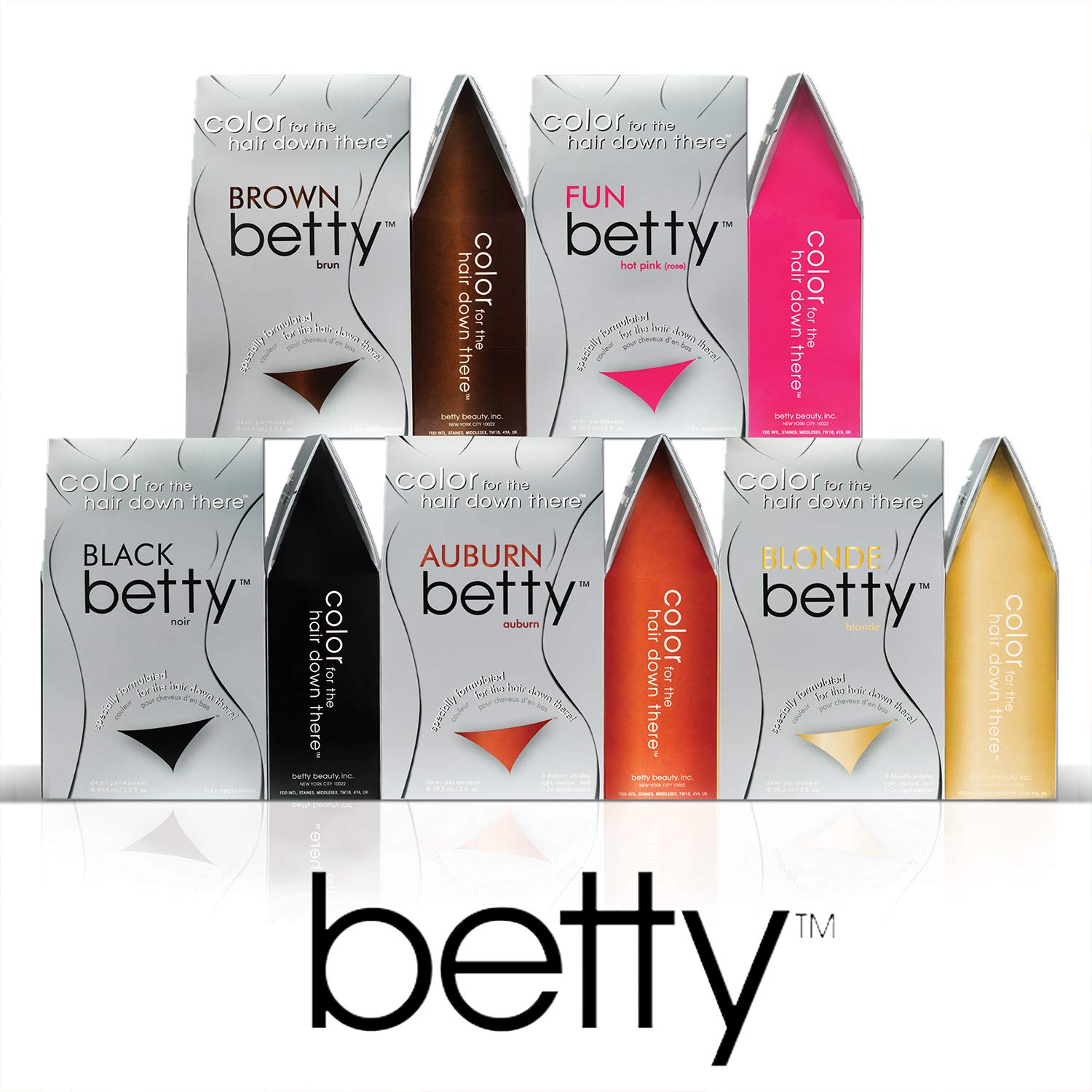 Couverture harmonieuse des cheveux zone intime par Brown Betty
