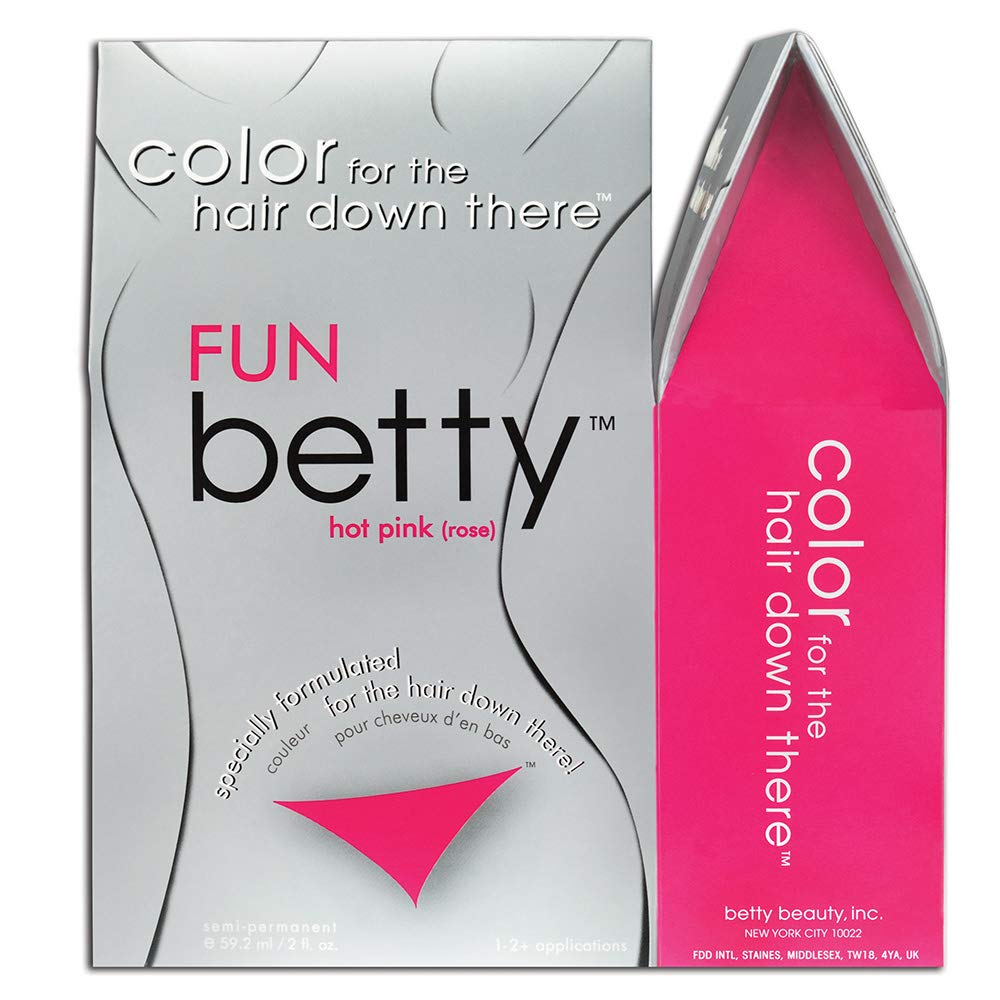 Betty Beauty Fun : bouteille rose vif prête pour une couleur audacieuse et durable.