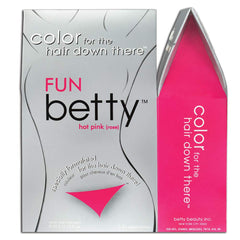 Betty Beauty Fun : bouteille rose vif prête pour une couleur audacieuse et durable.