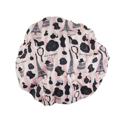 Betty Dain Socialite bonnet-douche étanche avec ourlet élastique et design sûr.