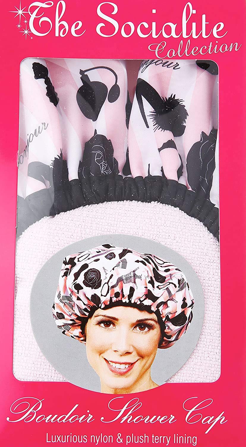 Betty Dain Socialite bonnet-douche grand-volume couvre plus de cheveux.