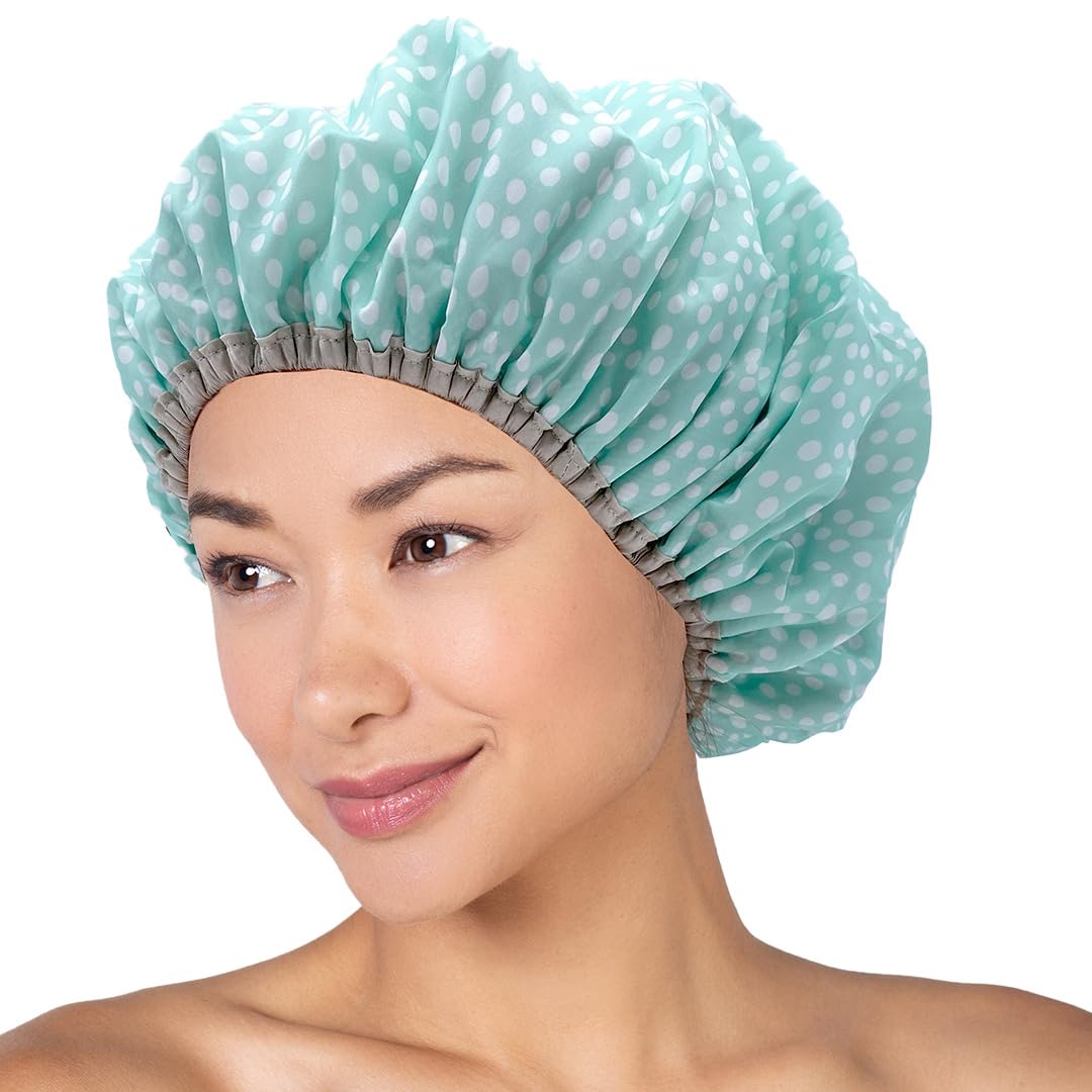 Bonnet réversible Betty Dain Socialite grand format pour toutes les longueurs.