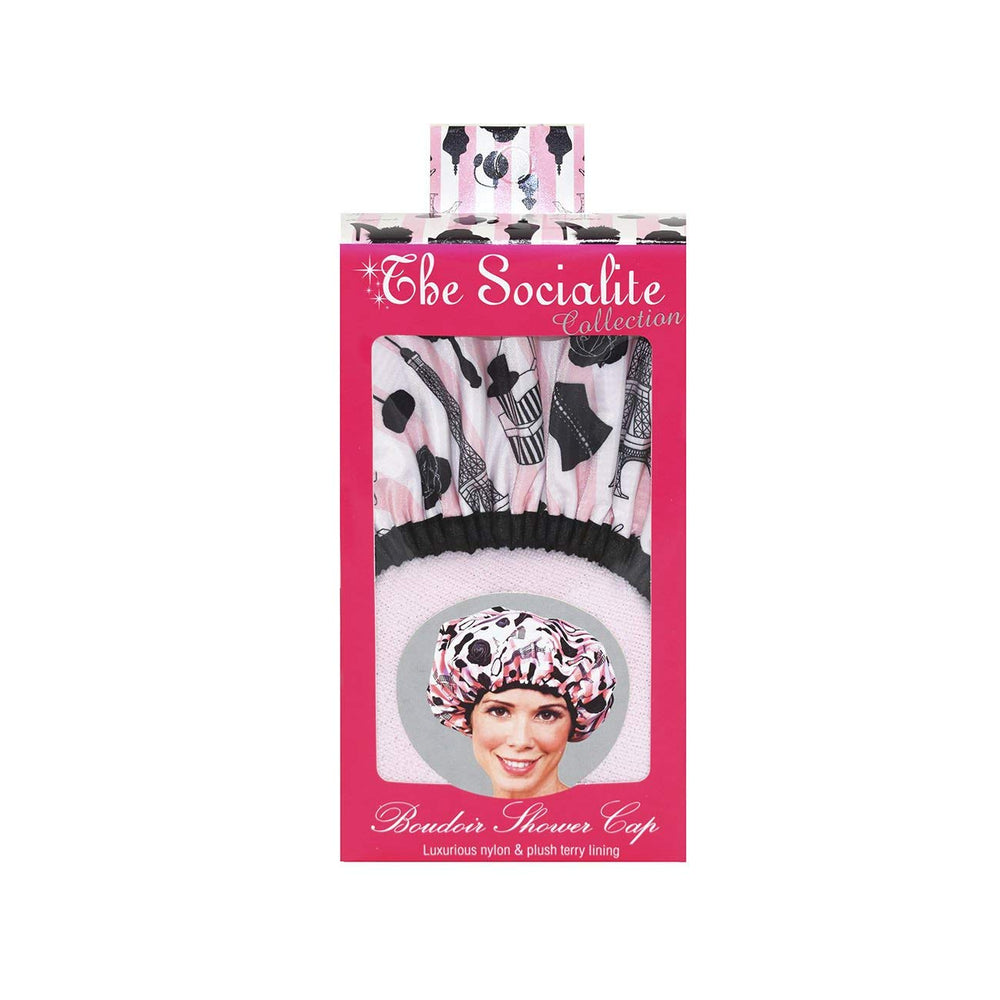 Betty Dain Socialite bonnet-douche usage nuit protège les coiffures.