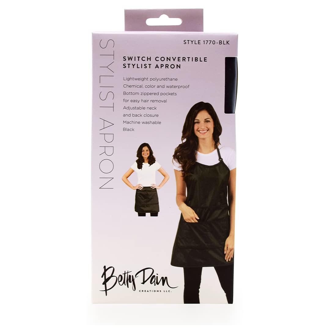 Betty Dain Switch Signature : entretien simple, lavage en machine recommandé après usage en salon.