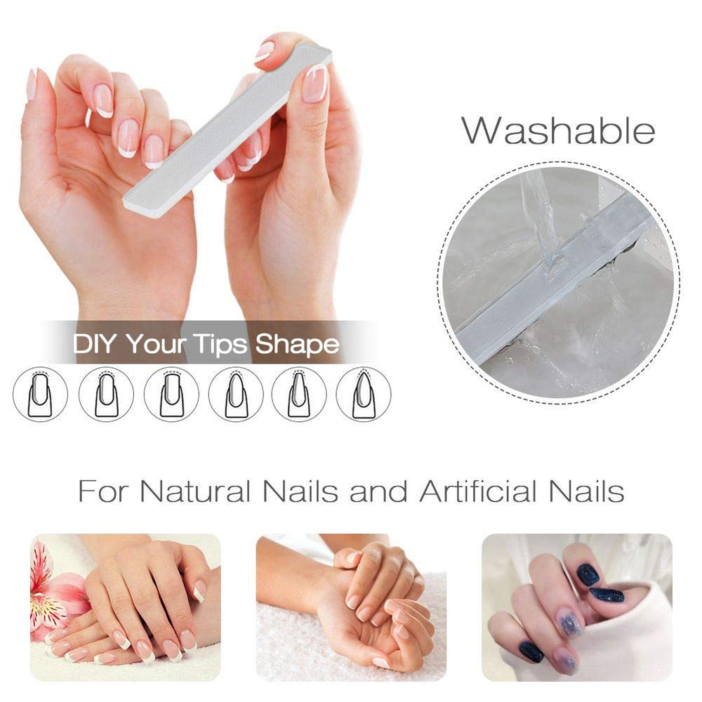kit polissage ongles naturels et acryliques beuakso, fini professionnel