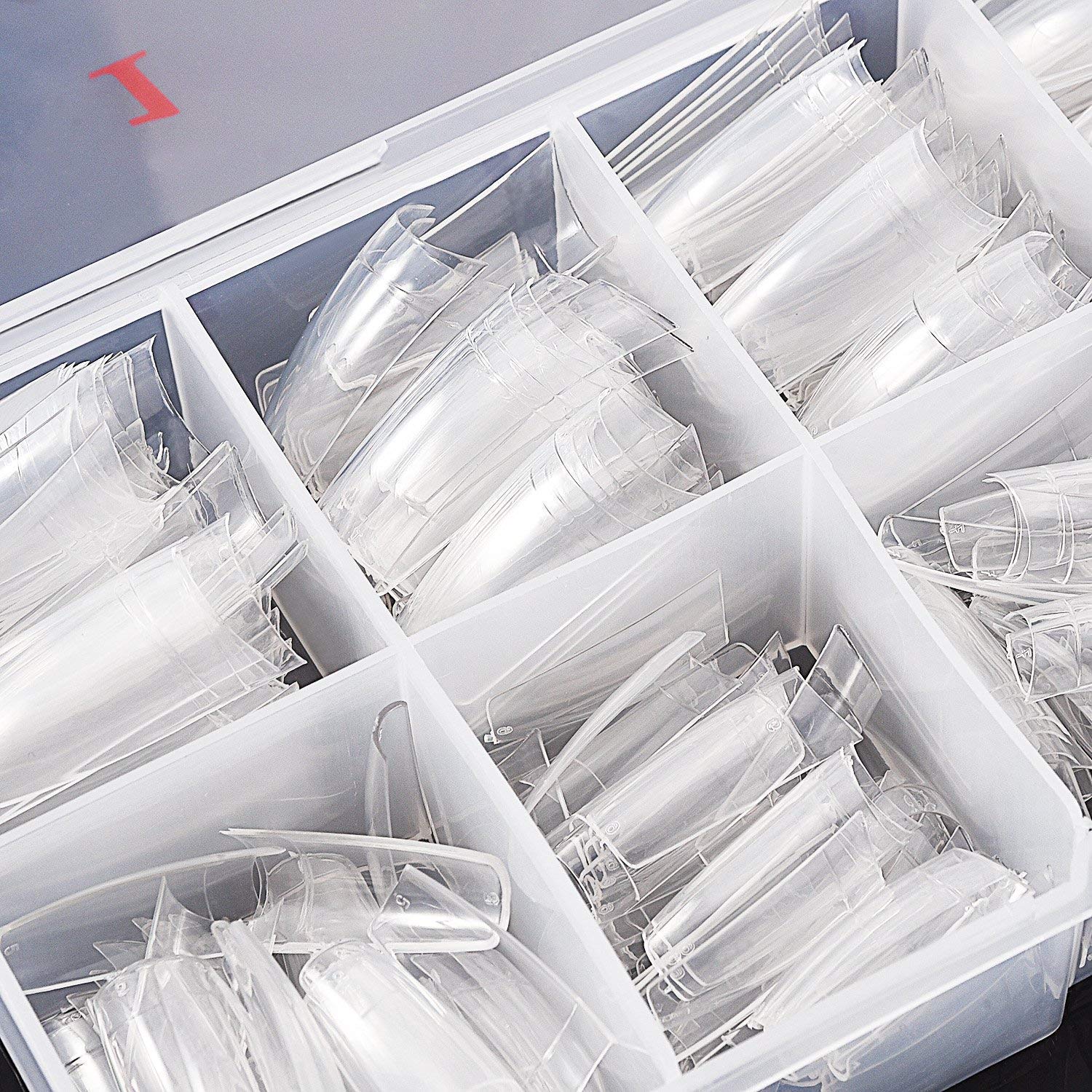 Beuniar étui de rangement pratique pour les 10 tailles d’ongles