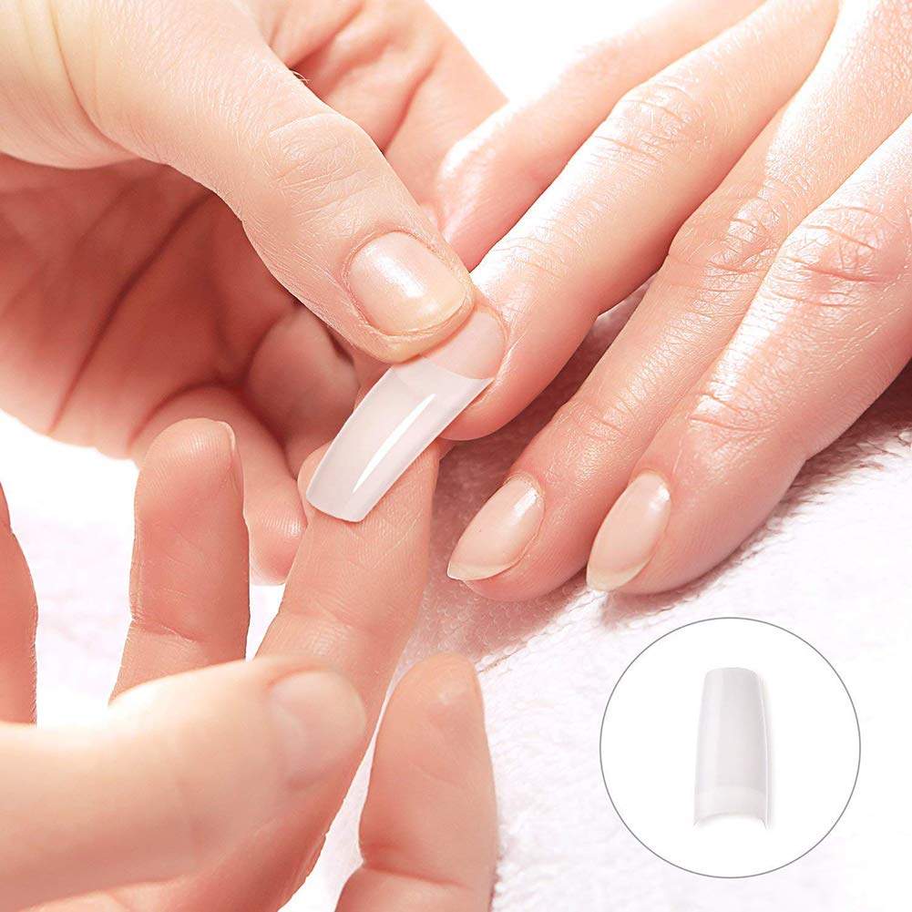 Beuniar ongles acryliques transparents: longue tenue et finition soignée