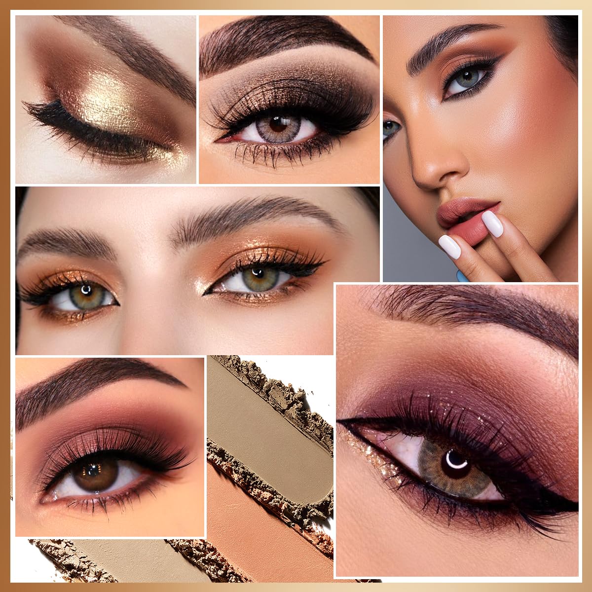 BEUSELF Palette facile à enlever avec des lingettes.