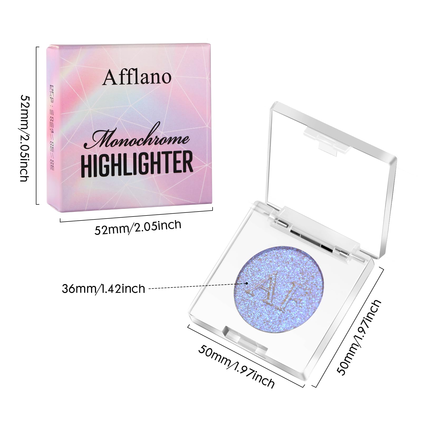 BEUSELF illuminateur multifonctions pour pommettes et yeux.