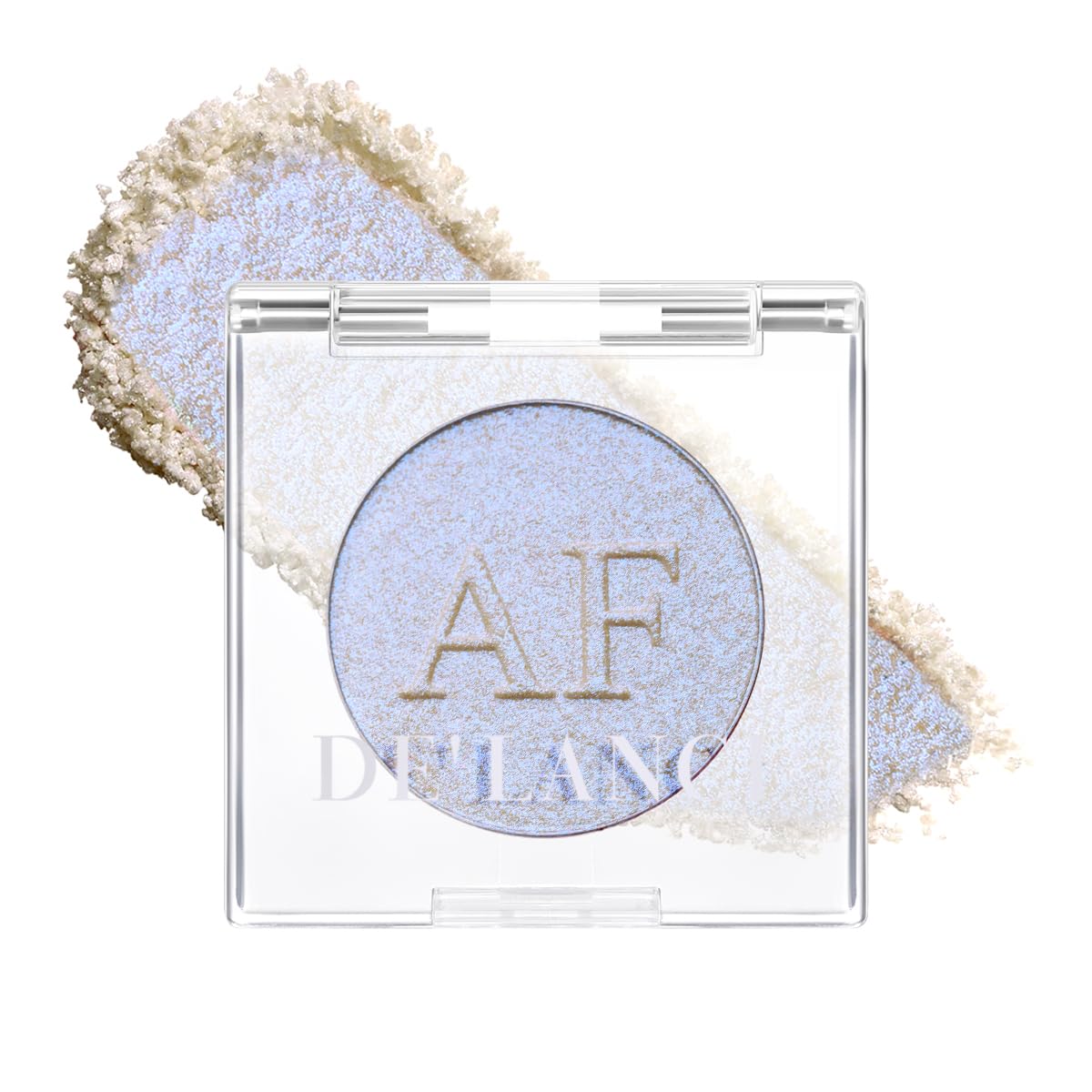 BEUSELF illuminateur duo chrome visages et corps, poudré minéral pour un éclat naturel.