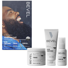 Coffret Bevel barbe: boîte et huile pour hydratation et confort