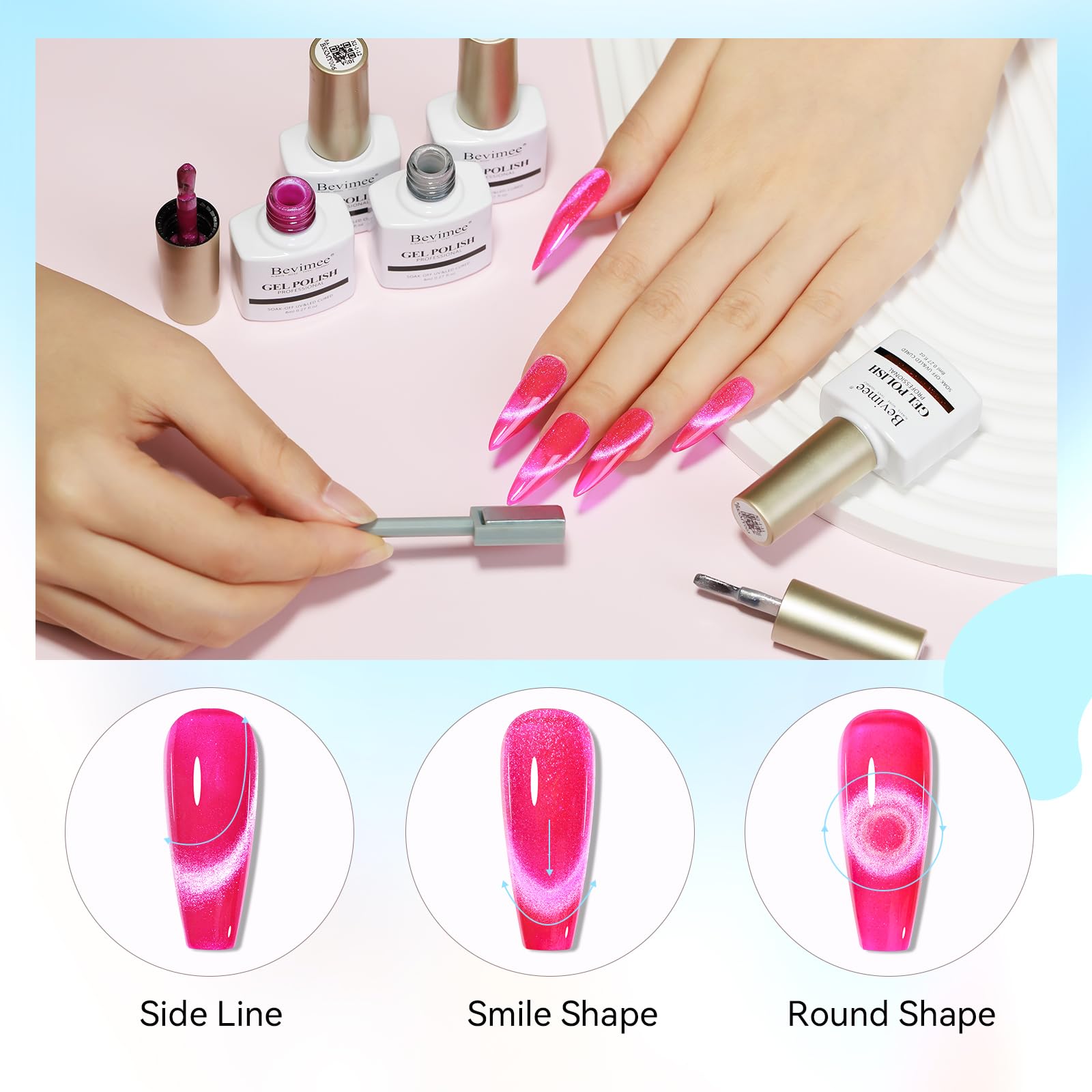 Bevimee glitter polish adds shimmer and long-lasting shine to nails