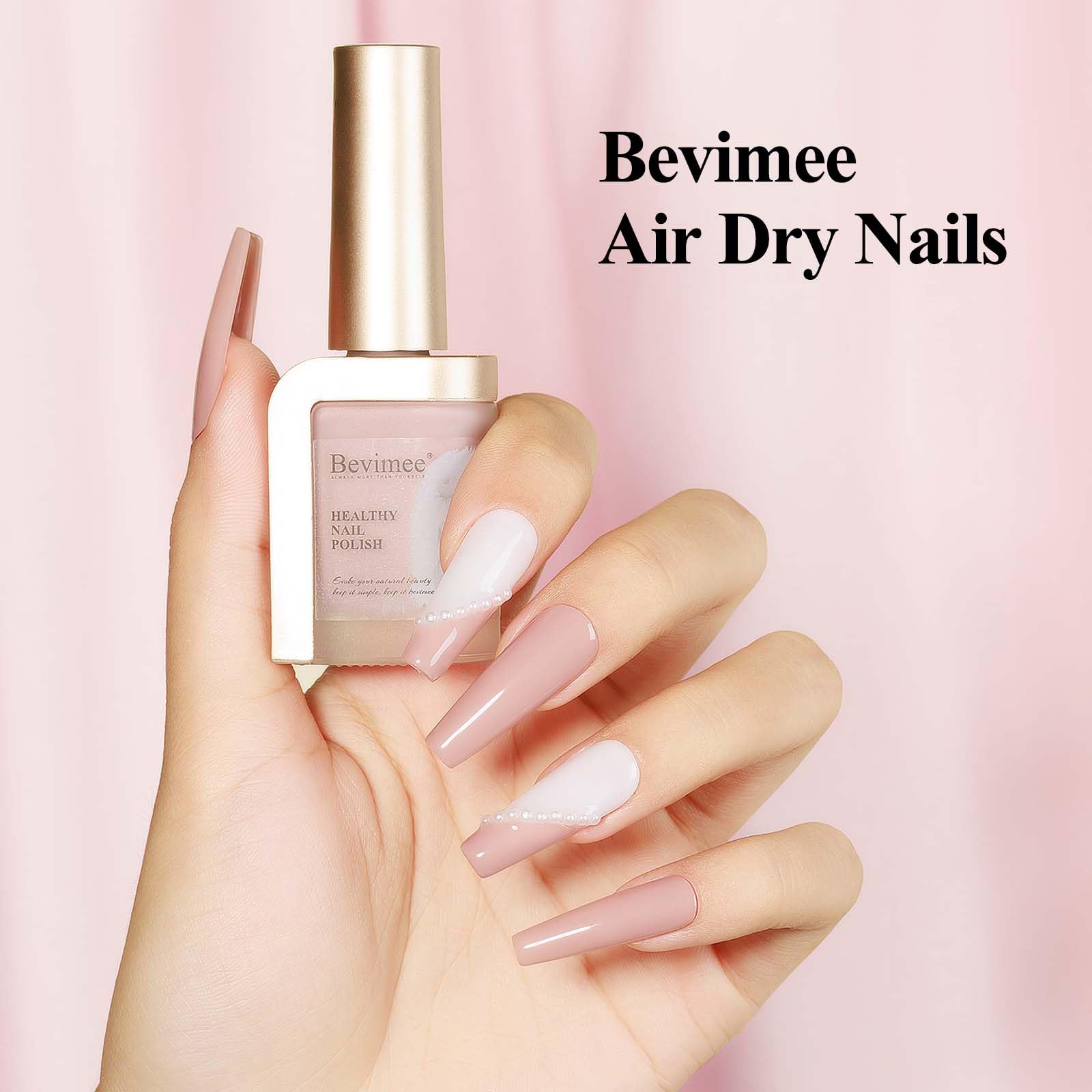 Bevimee Nude, finition sans bulles avec chaque couche bien sèche.