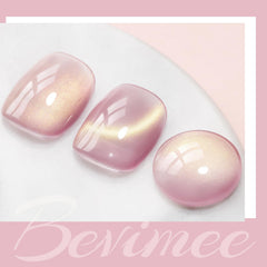 Bevimee vernis-gel oeil-chat offrant une brillance verre durable