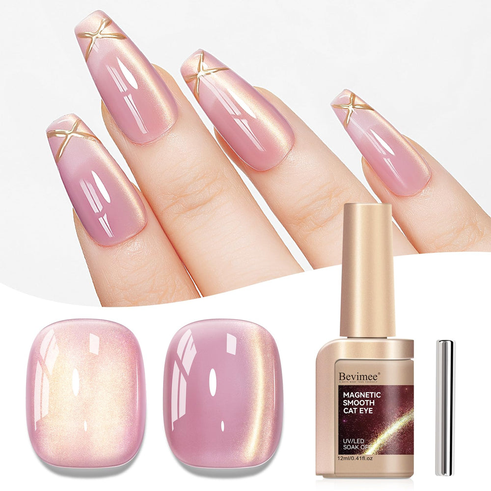 Bevimee vernis-gel oeil-chat avec effet magnétique pour un look spectaculaire