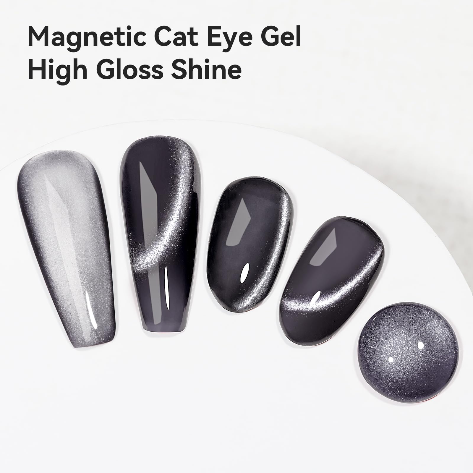 Bevimee Vernis Gel Œil-Chat : fini miroir et brillance éclatante.