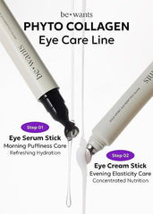 BE+WANTS crème yeux collagene-56-7 et rétinol végétal - soin tonifiant.