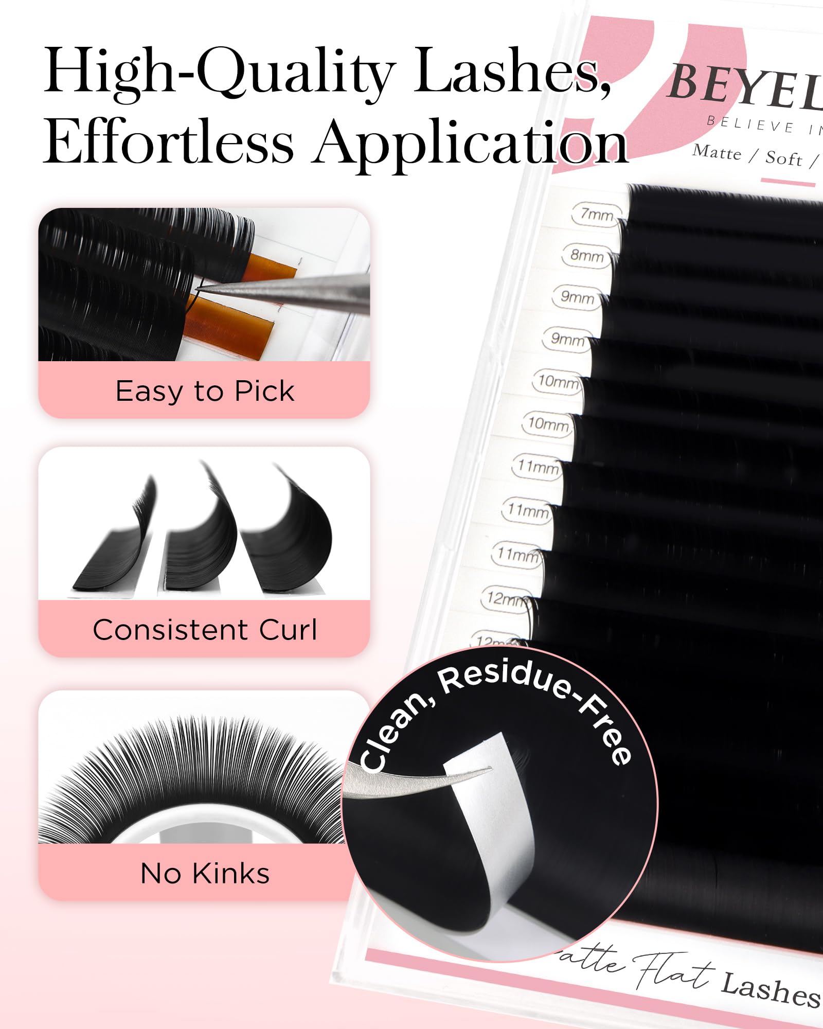 Look naturel avec curl C sur BEYELIAN ellipse flat
