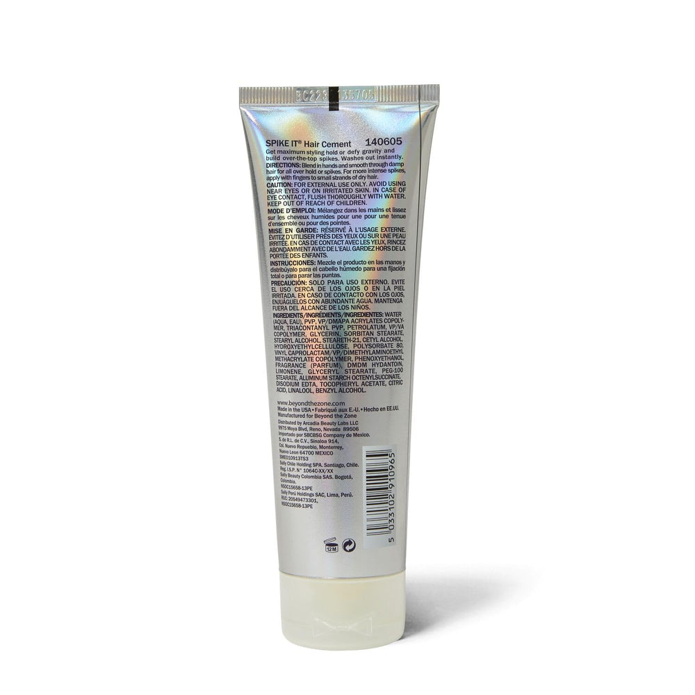 Beyond the Zone Spike It Hair Cement, application facile sur cheveux humides.