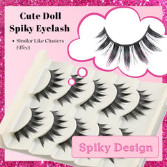 Cils beyonday look naturel 3D, bande souple pour application confortable.