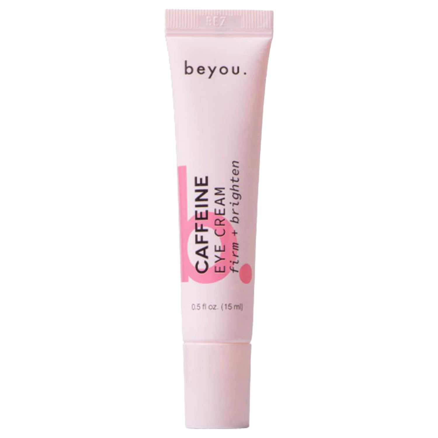 Beyou emballage crème yeux caféine, mise en valeur du produit et usage quotidien.