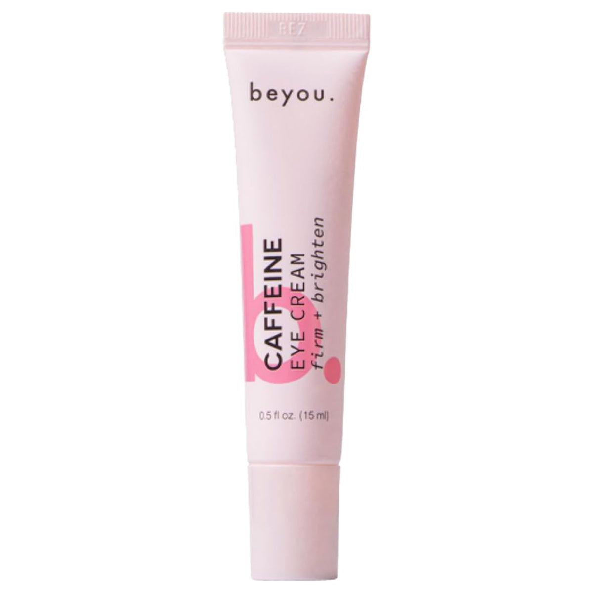 Beyou emballage crème yeux caféine, mise en valeur du produit et usage quotidien.