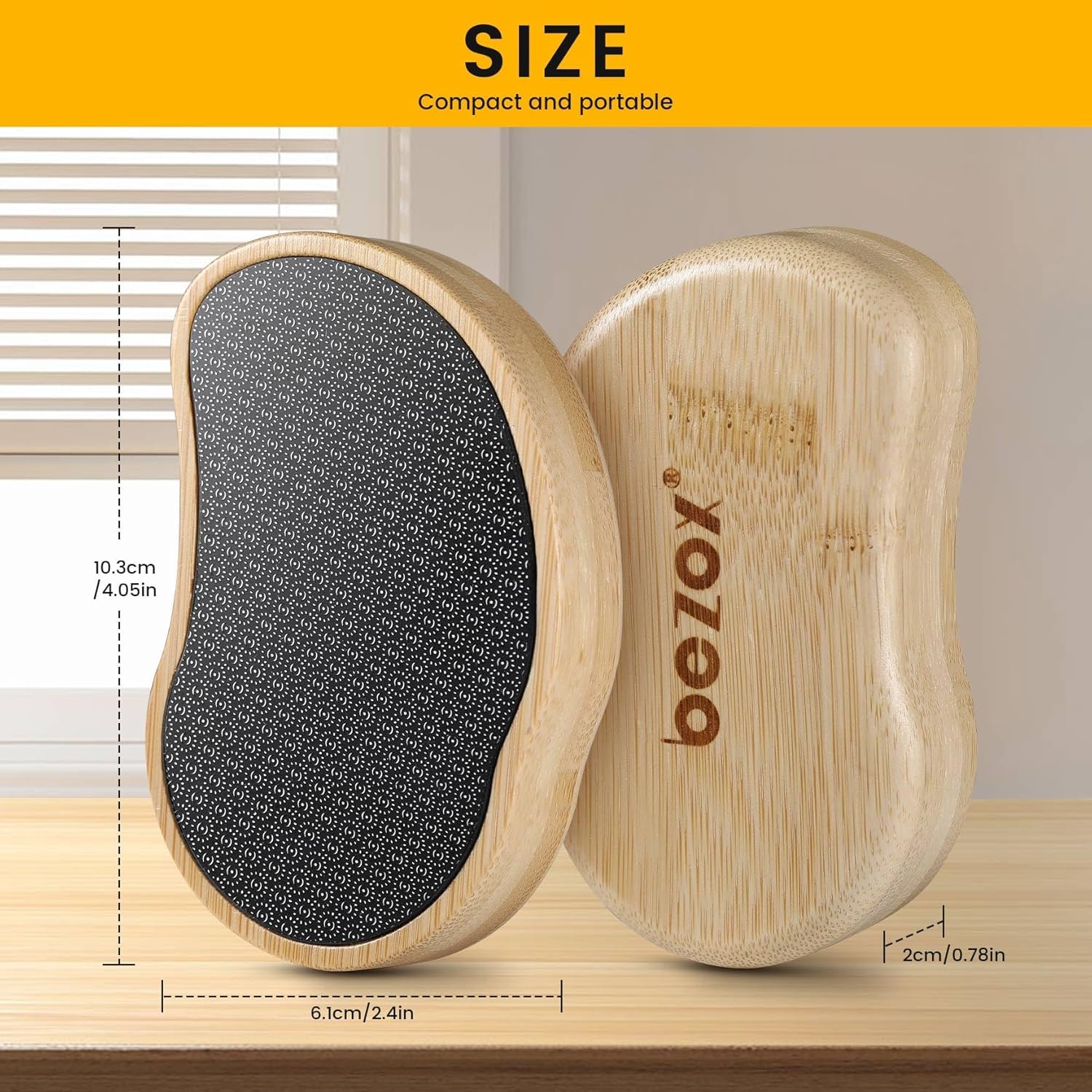 BEZOX Nano-Glass eco-responsable: poignée bambou et approche durable