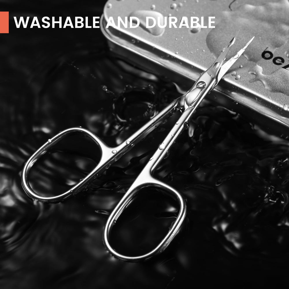 BEZOX ciseaux cuticule – étui de rangement pratique.