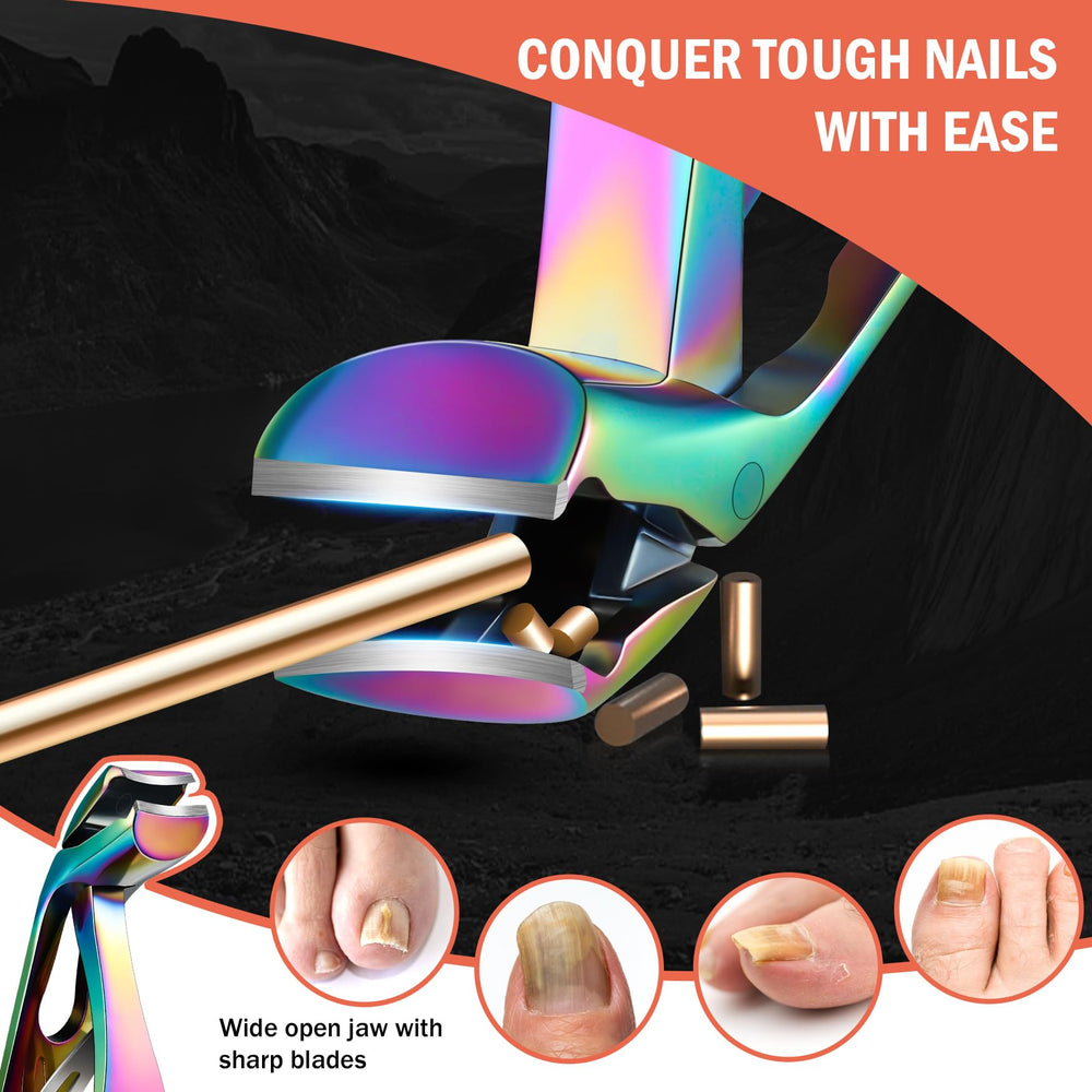 BEZOX coupe-ongles anti-éclaboussures garde l’espace propre.
