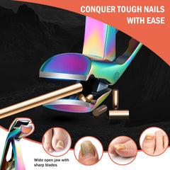 BEZOX coupe-ongles anti-éclaboussures garde l’espace propre.