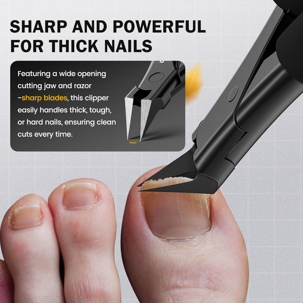 BEZOX coupe-ongles en silicone offrant un grip confortable et sûr