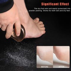 BEZOX Grande Surface Pedicure Crystal: brossage efficace sur les talons.