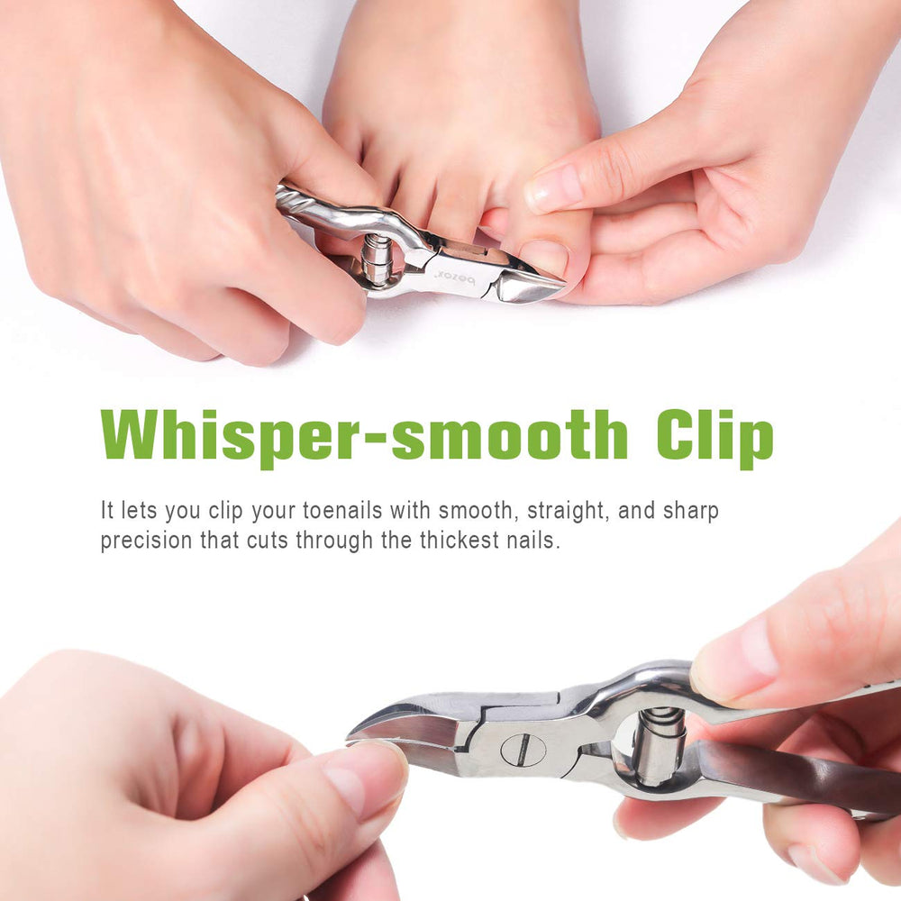 BEZOX leather case included protects clippers and keeps tools clean.
