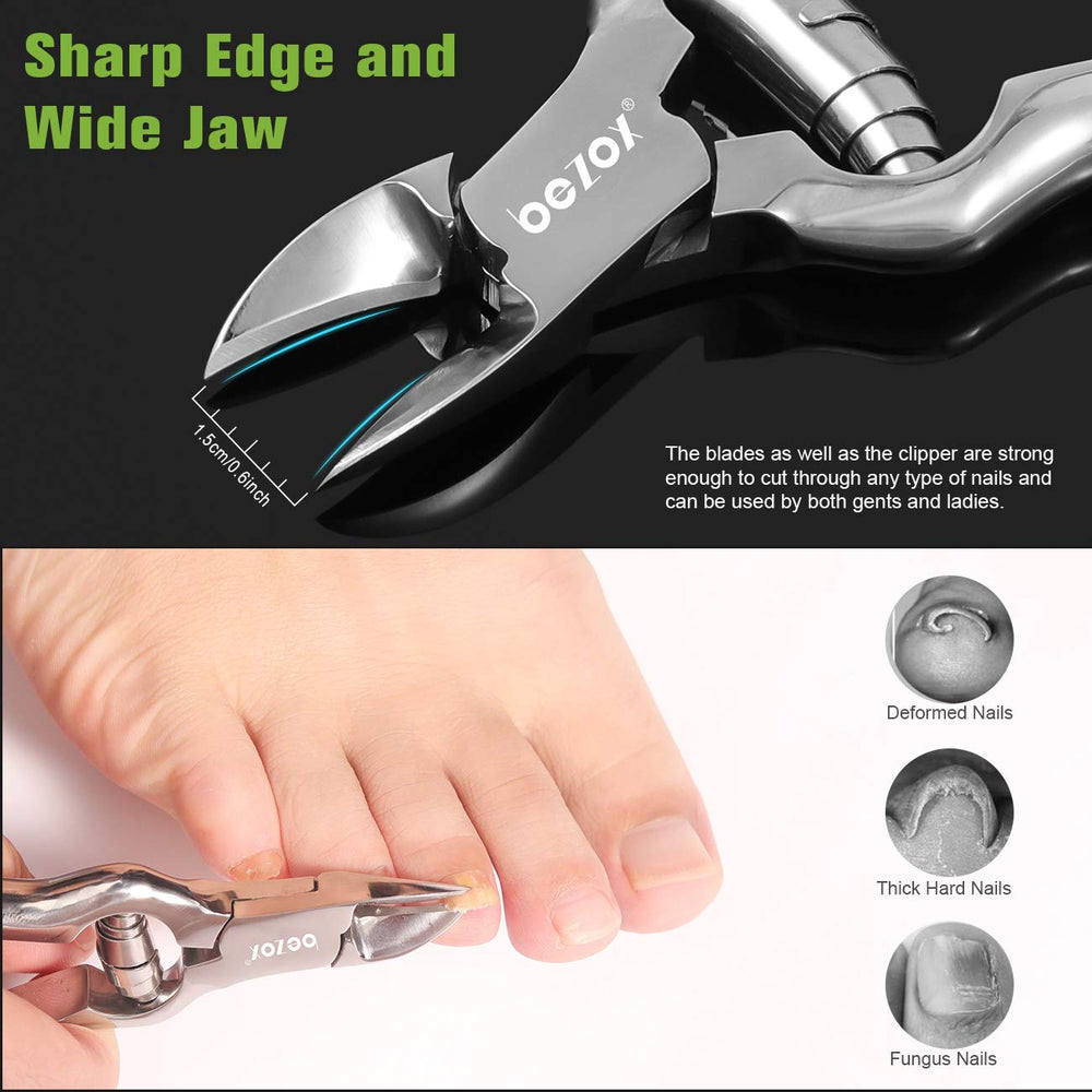 BEZOX compact design offers comfortable grip during long clipping sessions.