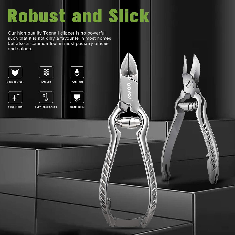 BEZOX precision blades enable smooth, straight cuts for ingrown or tough nails.