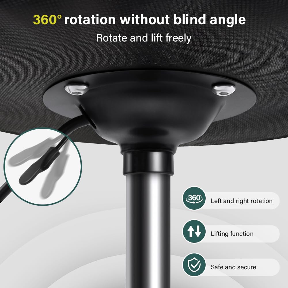 BFTOU chaise pivotante 360°, mobilité fluide autour d’un comptoir ou table.