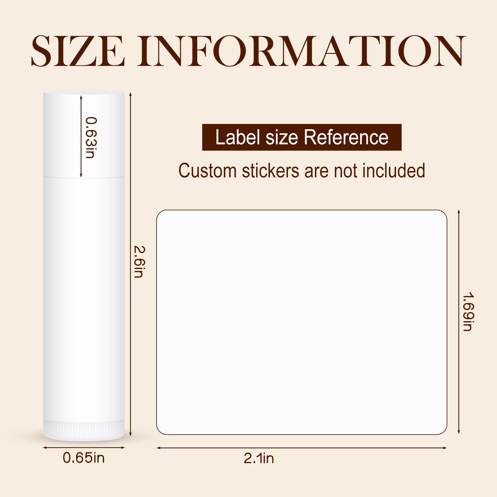 Étiquettes personnalisées BFZMSLY sur les tubes, cadeaux uniques.