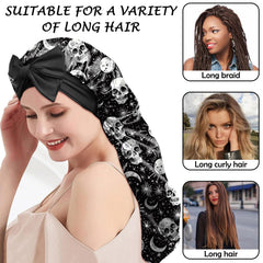 BHAHB bonnet nuit elastique reglable, maintien confortable sans pression ni traces.