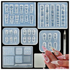 BHCCXZ gel patisserie fraise 3D pour décorations d'ongles en relief