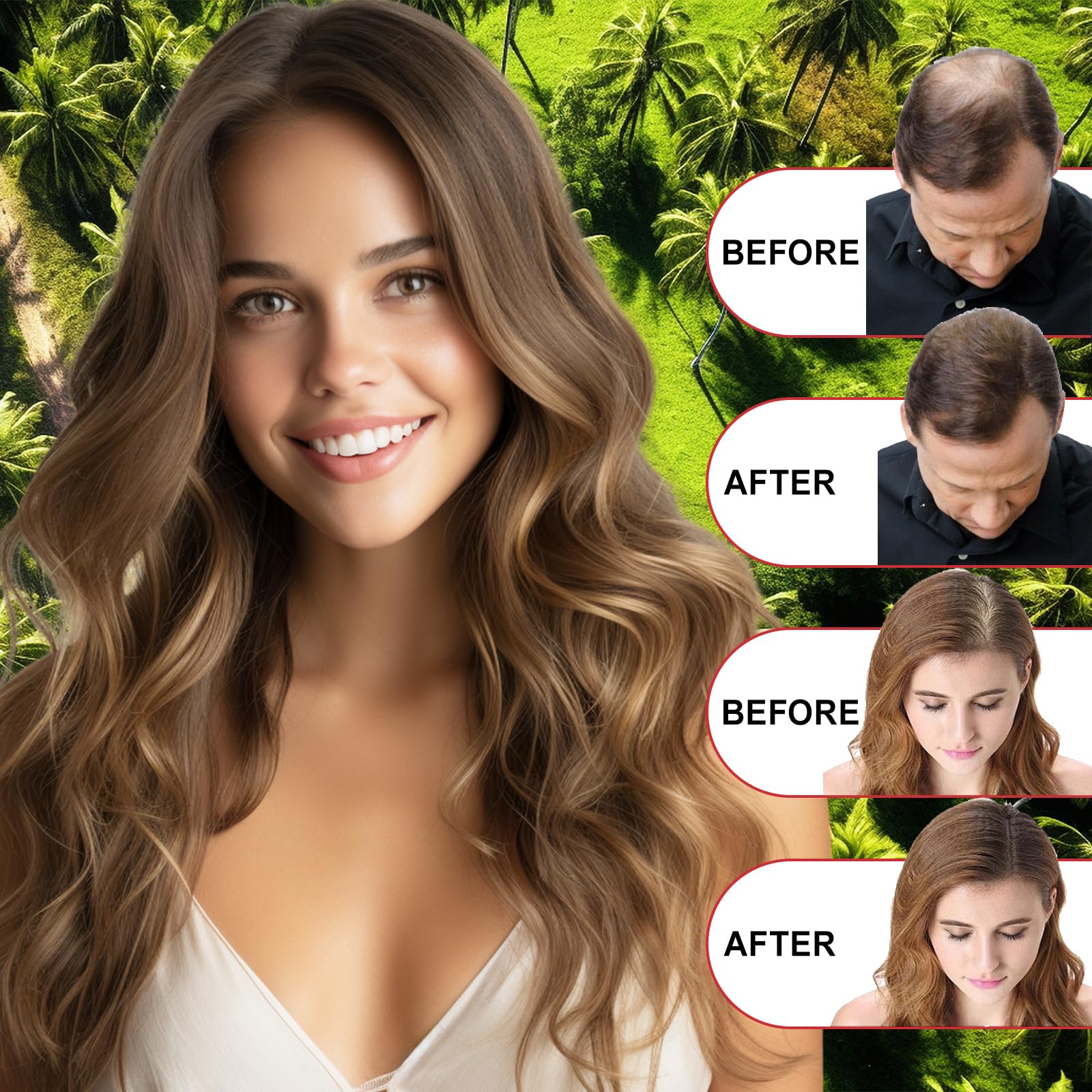 BHMSHY Batana huile — massage cuir chevelu pour nourrir et revitaliser.