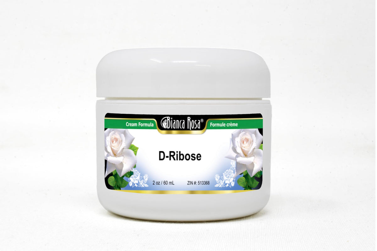 Bianca Rosa Crème D-Ribose, emballage 2 oz prêt à emporter pour votre routine.