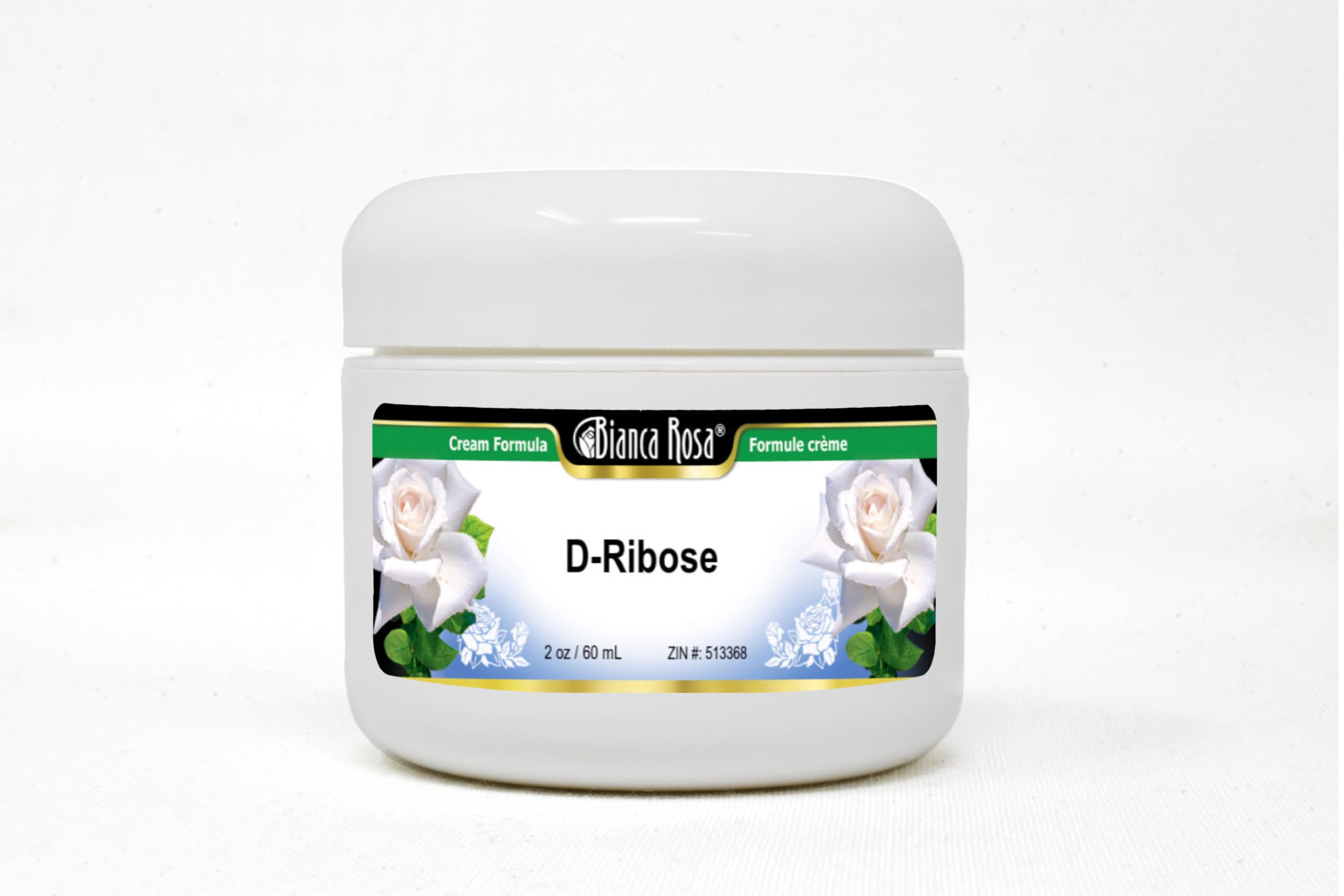 Bianca Rosa Crème D-Ribose, texture onctueuse prête pour hydrater et lisser.