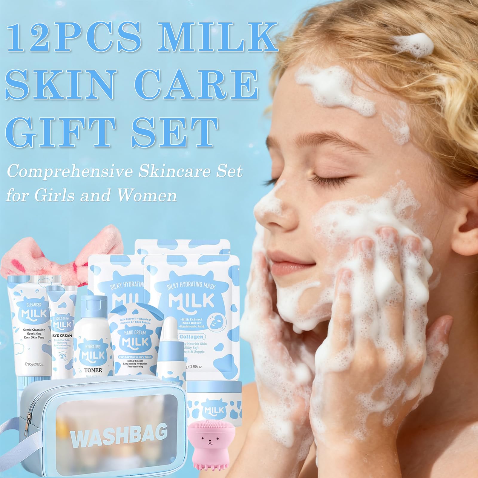 Bibling lait visage nettoyant, douceur adaptée aux peaux sensibles.
