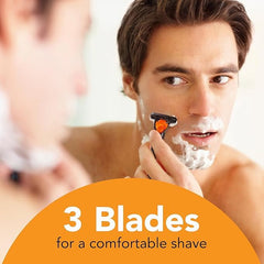 BIC Comfort 3, tête pivotante à 30 degrés pour suivre les contours.