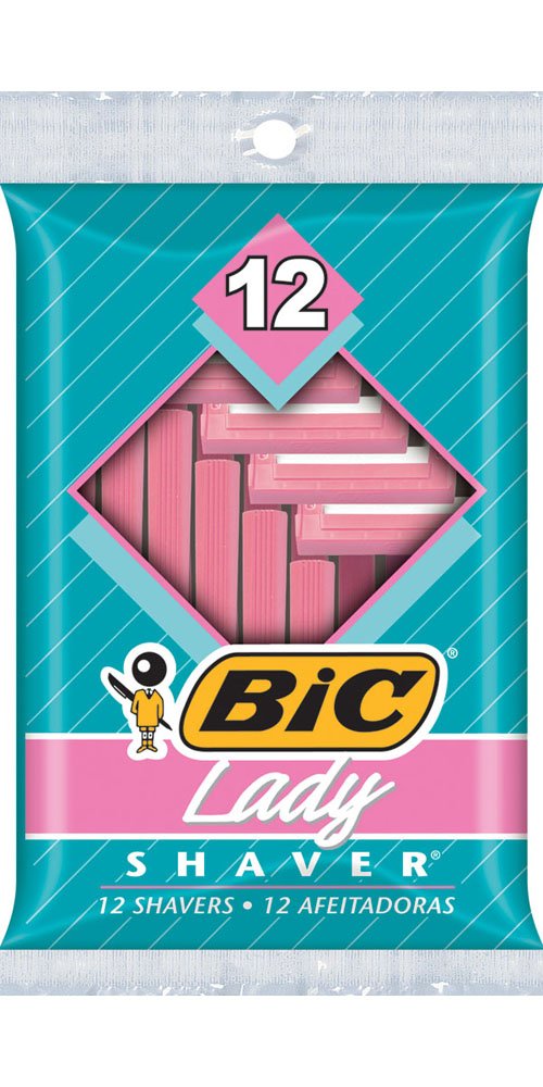 Rasoir jetable BIC pour femmes, douceur sur peau sensible lors de déplacements.