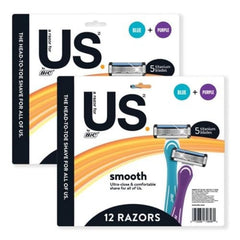Rasoir BIC Us. à 5 lames pour un rasage proche et efficace.