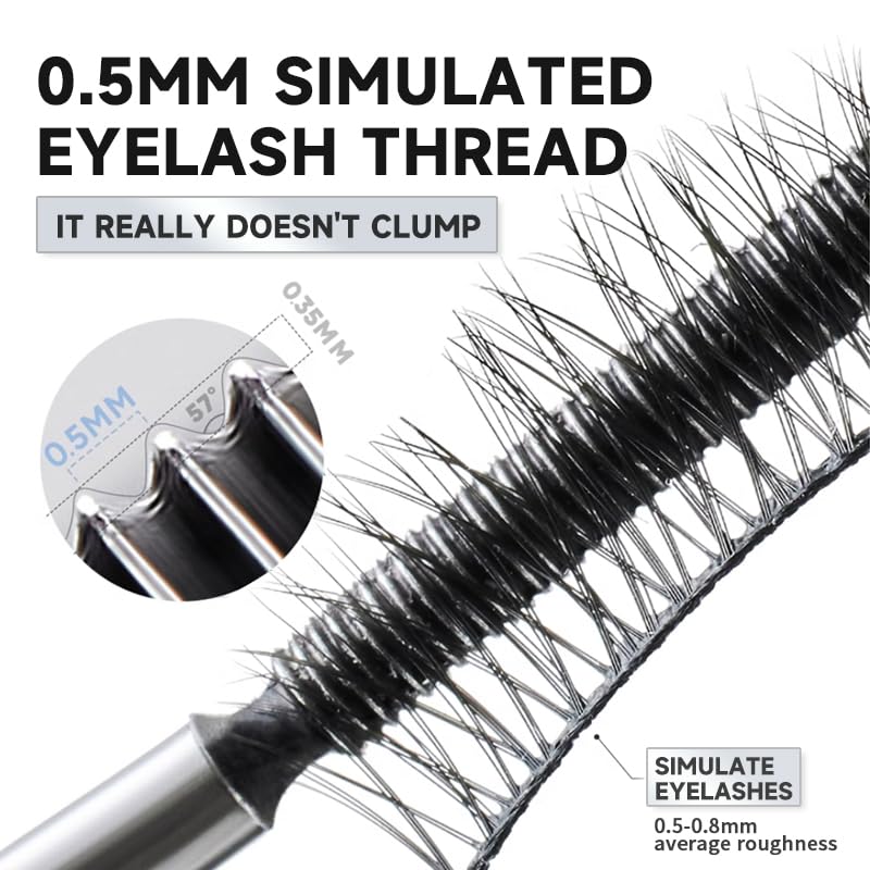 Biewals Mascara Fer Brosse Lavable Sous Eau