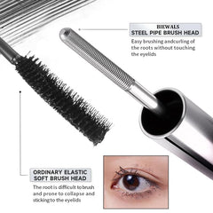 Biewals Mascara Fer Brosse Volume Intense pour cils plus denses et visibles