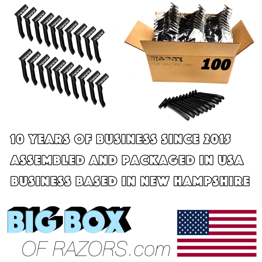 Big Box of Razors – emballage économique en lot pour usages répétés.